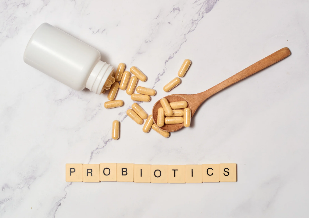 Image showing capsules of probiotics supplements for spinal cord injury